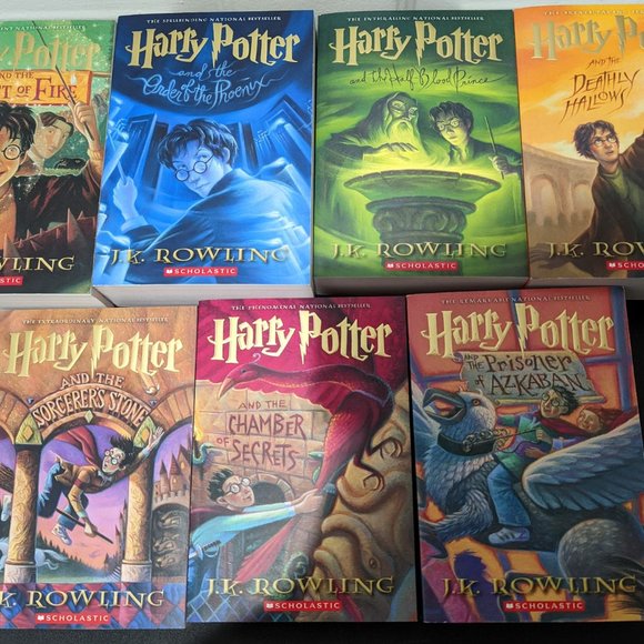 Harry Potter The Complete Series (7 Books Set) by J. K. Rowling (Paperback) - Picture 5 of 6
